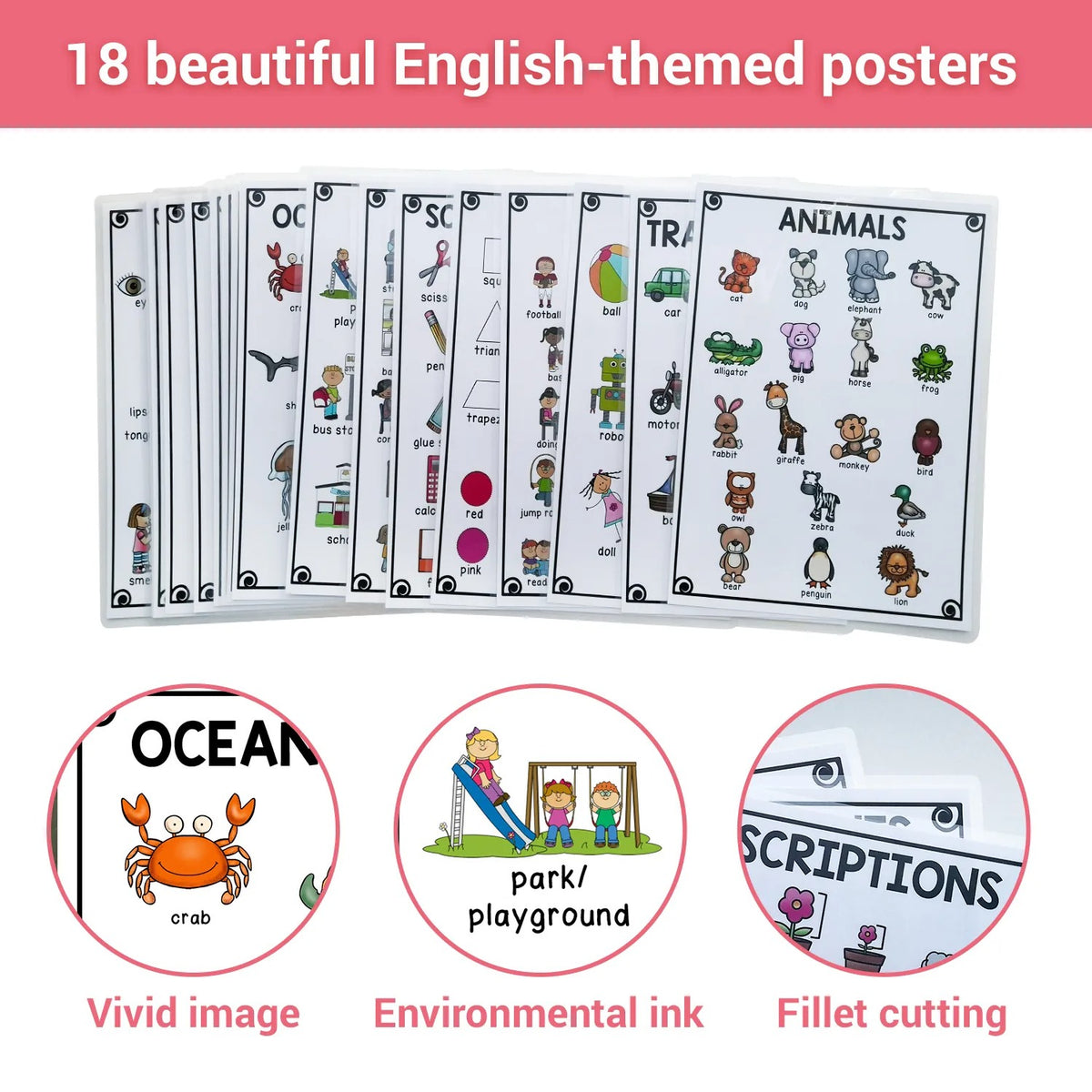 18 Laminas de Vocabulario