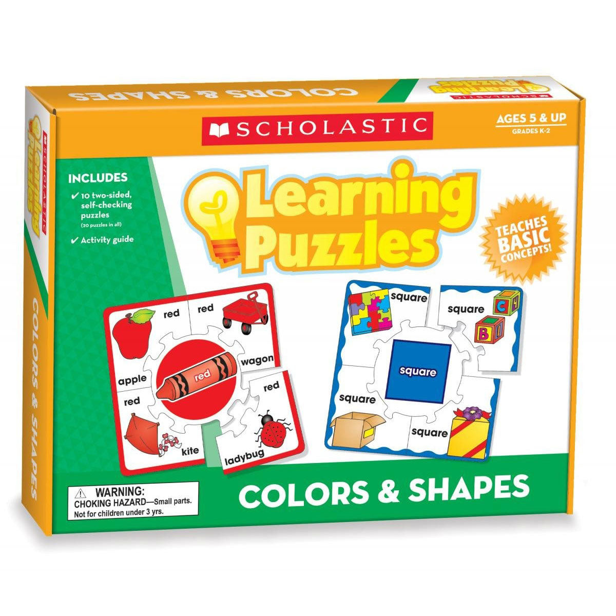 Learning Puzzles:  Colors &amp; Shapes