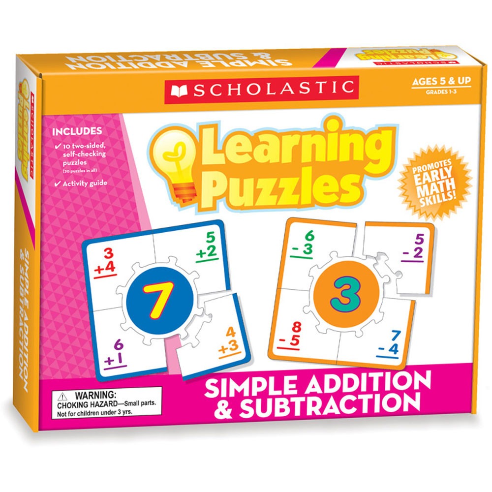 Learning Puzzles: Simple Addition &amp; Subtraction