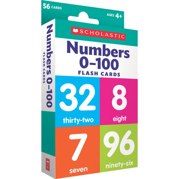 Numbers 0-100 Flash Cards