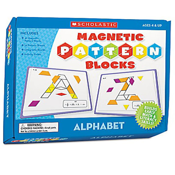 Magnetic Pattern Blocks: Alphabet
